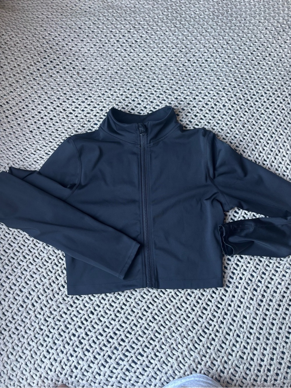 Zip-Up Cropped Jacket